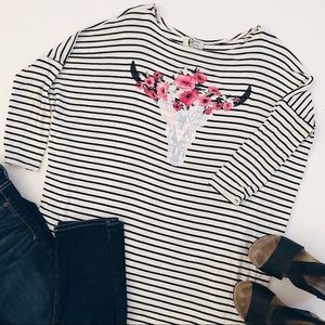 Christian Caliendo| Bullhead striped tunic